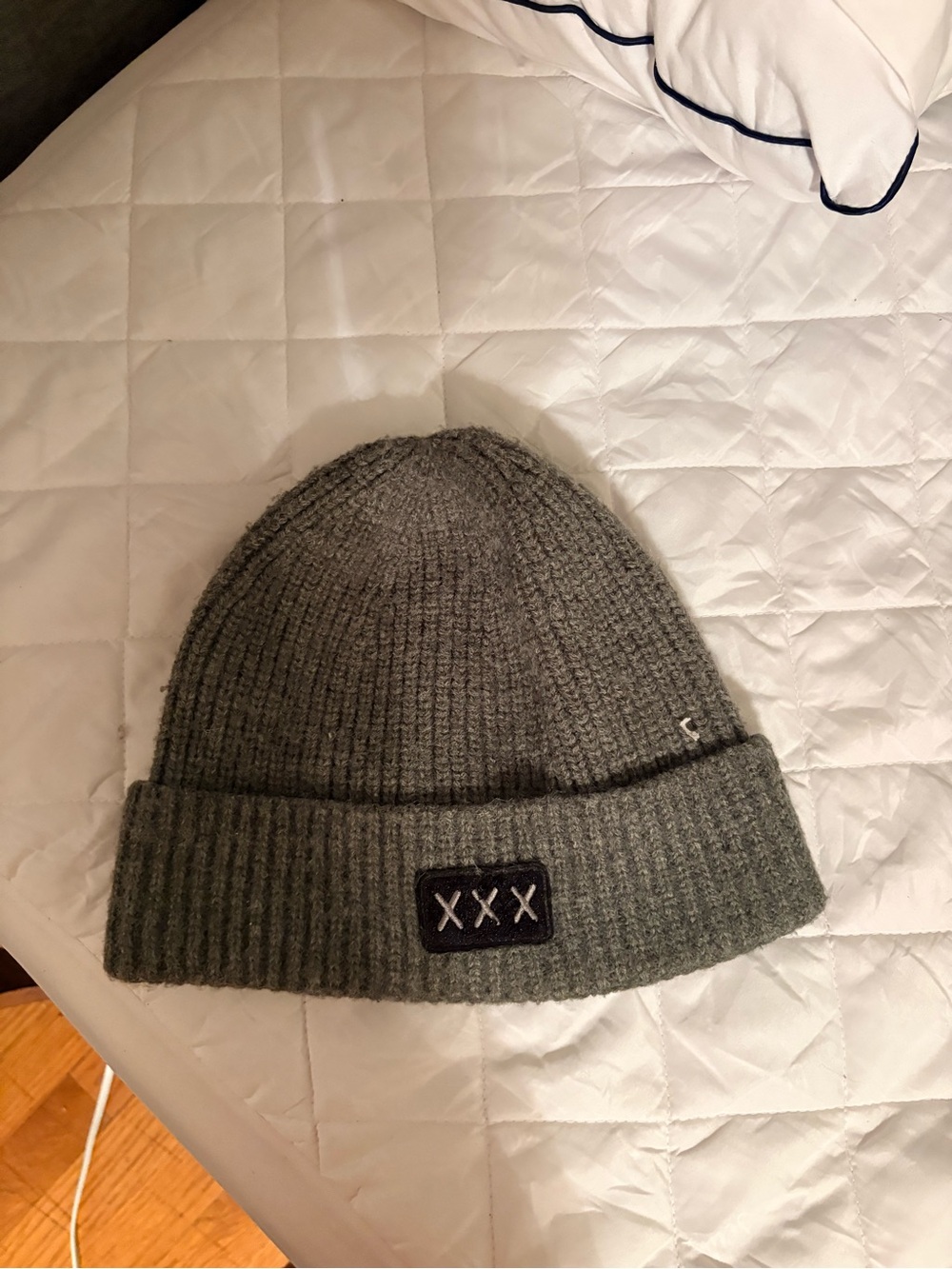 Men's Knit Beanie Hat - Gray